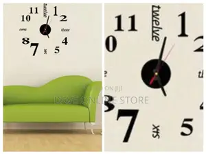 3D Wall Clock Mirror Stickers