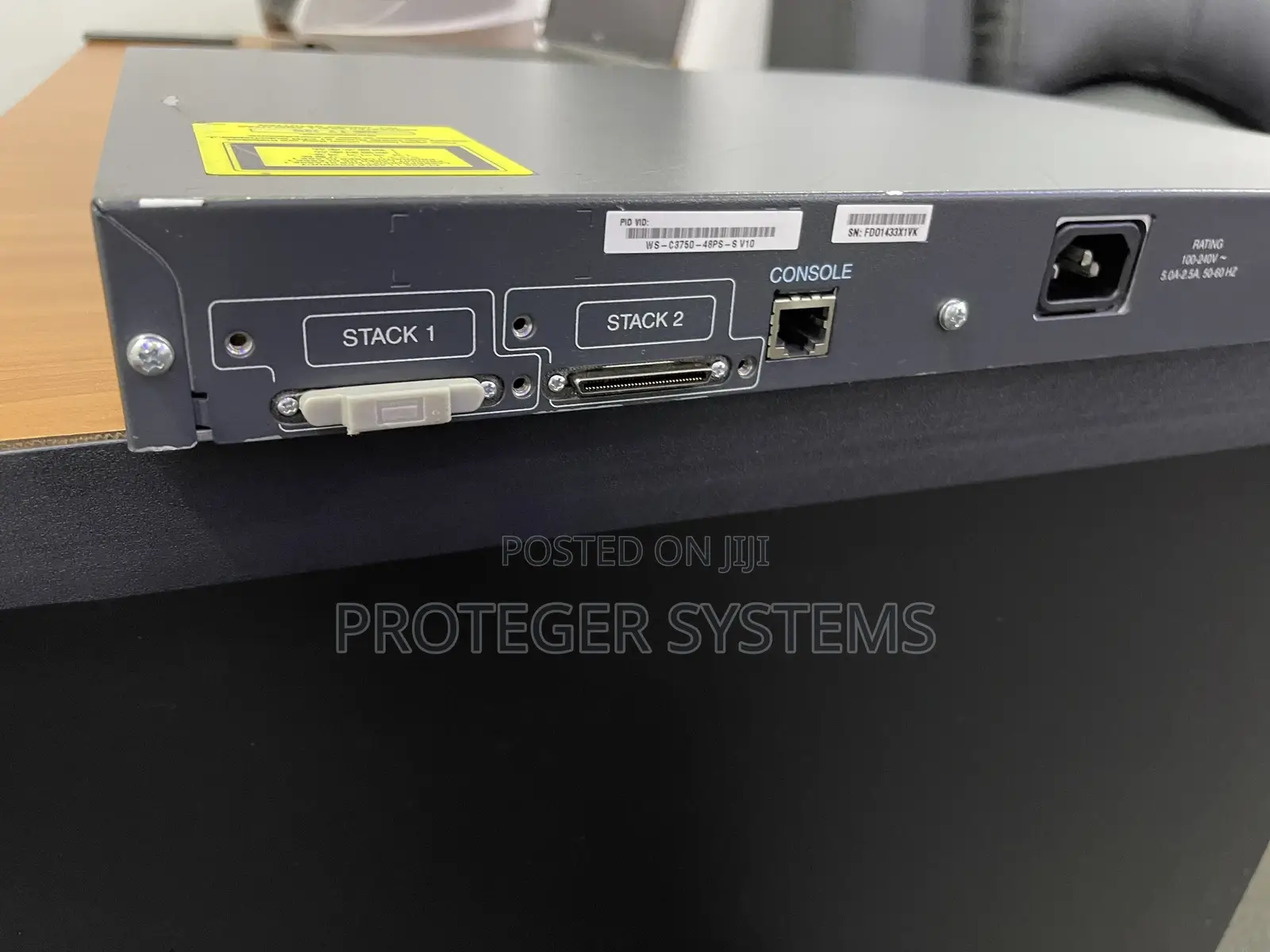Cisco 3750G 48 Poe Network Switch