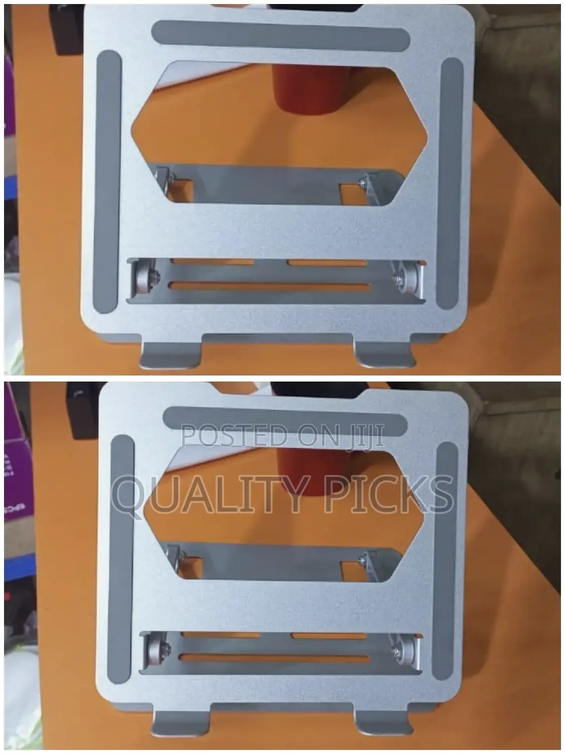 Metallic Ergonomic Adjustable Laptop Stand