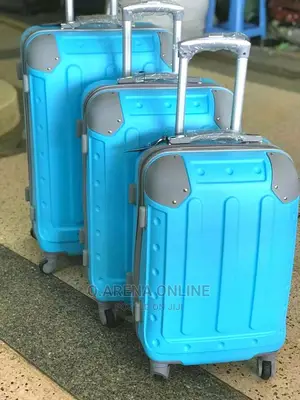 4-Wheel Spinner Travel Suitcase Bag - Blue