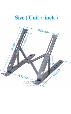 Laptop Stand, Adjustable For Desk, Laptop, Tablets And More