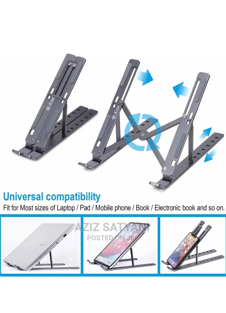 Laptop Stand, Adjustable For Desk, Laptop, Tablets And More