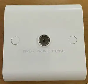 Single Tv Connector Wall Socket - Female Coaxial Connector