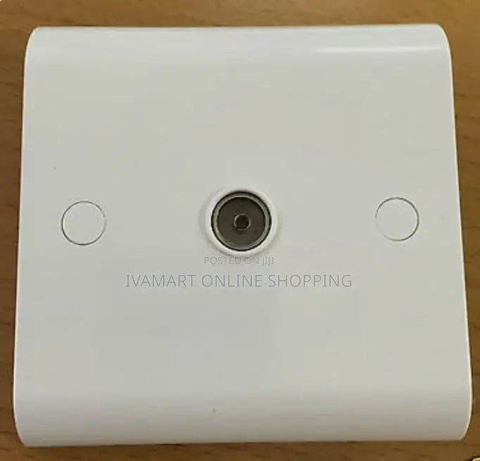 Single Tv Connector Wall Socket - Female Coaxial Connector