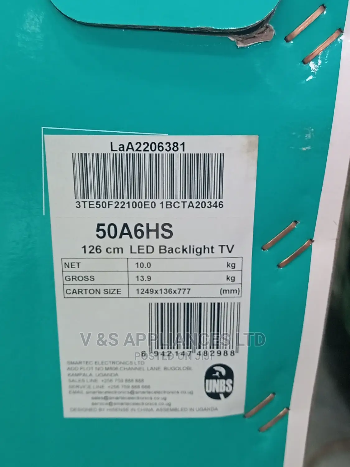 50 Hisense UHD 4K