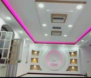 Incredible Gypsum Ceiling With Lighting
