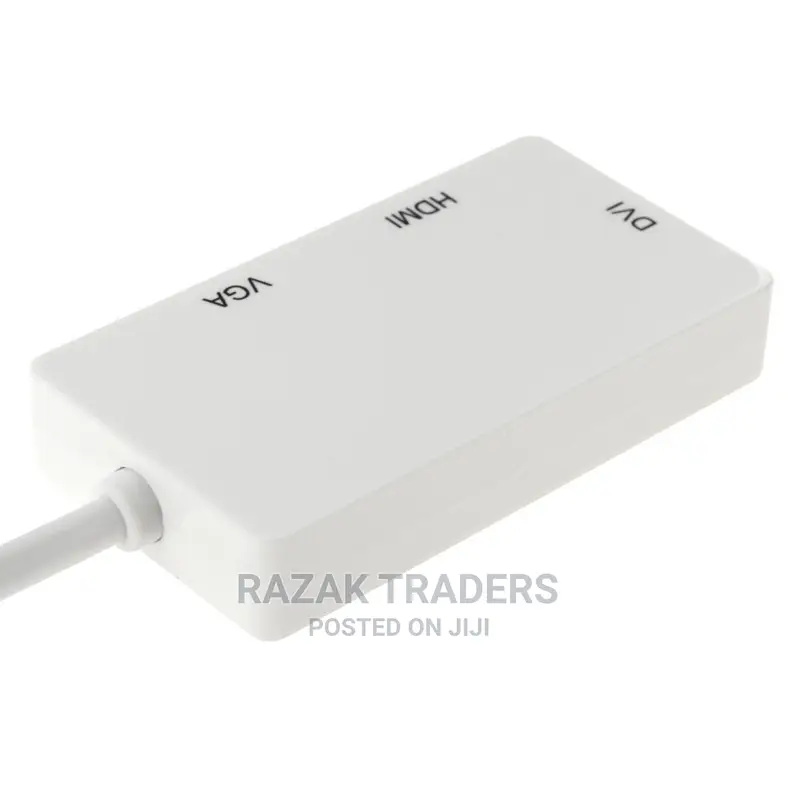 3 in 1 Mini Display Port(Thunderbolt) to HDMI/VGA/DVI.