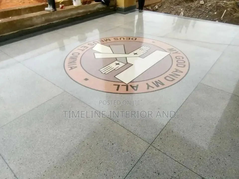 Terrazzo Flooring and Labeling.