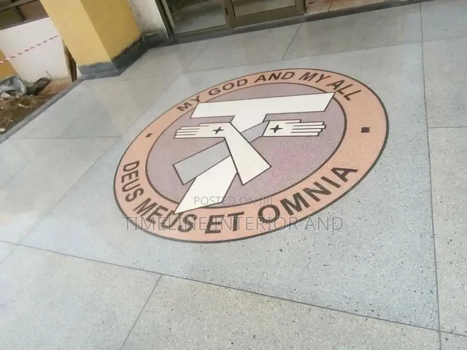 Terrazzo Flooring and Labeling.