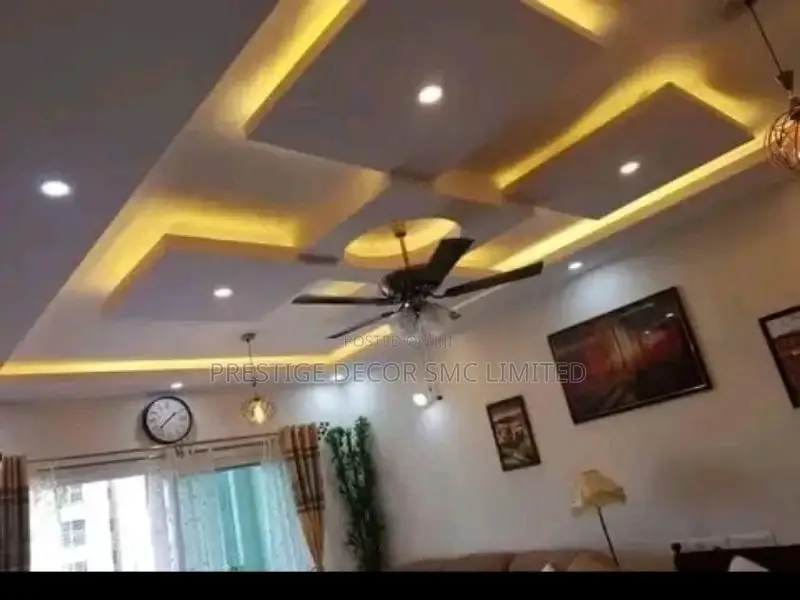 Fancy Gypsum Ceiling Done in Kayunga