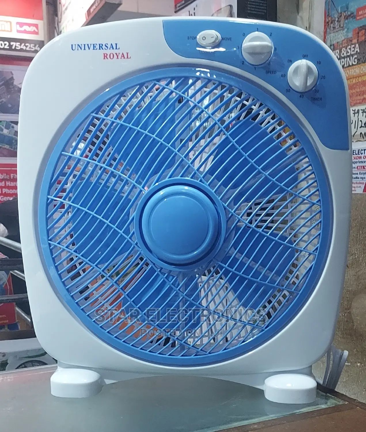 Box Fan Universal Royal