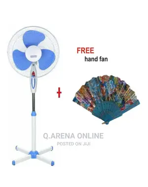 Electric Fan 16 Inches + Free Hand Fan