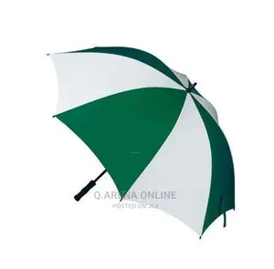 Striped Umbrella - Green,White