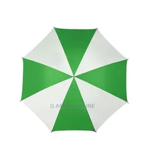 Striped Umbrella - Green,White
