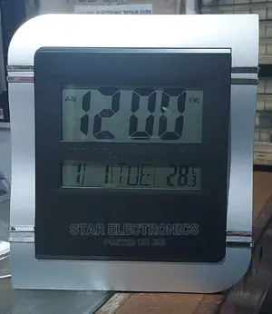 Digital Clock Black