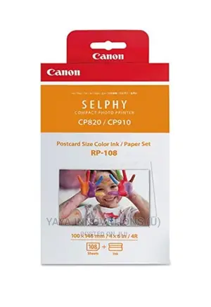 Canon Color Ink/Paper Set, Compatible With SELPHY CP1200