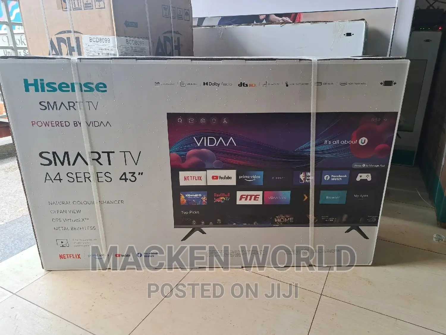 Hisense 43 Smart Frameless Satellite