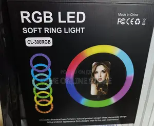 12" Coloured Rgb Led Soft Ring Light With Tripod