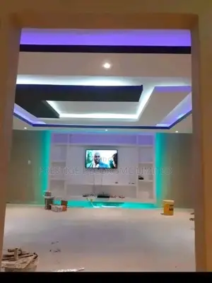 Gypsum Ceiling and Tv Unit