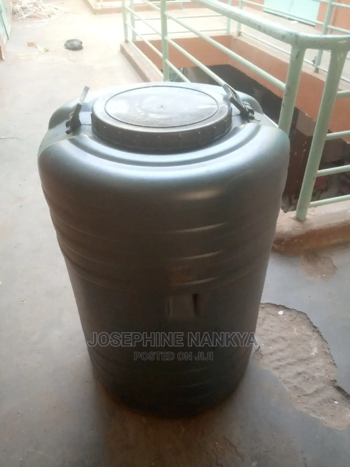 240 Litres Water Drum Plastic, Black