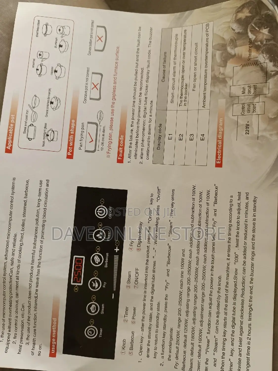 Silver Crest Infrared/ Double Hob Induction Cooker.