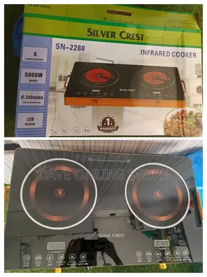 Silver Crest Infrared/ Double Hob Induction Cooker.