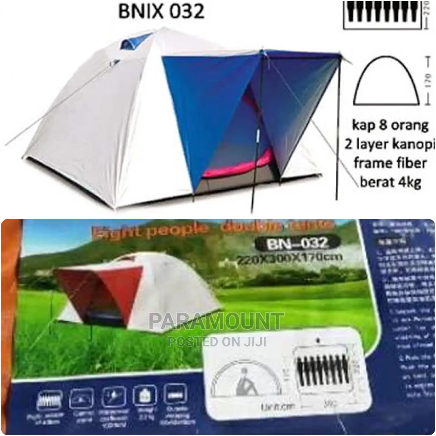 8 People Camping Tent