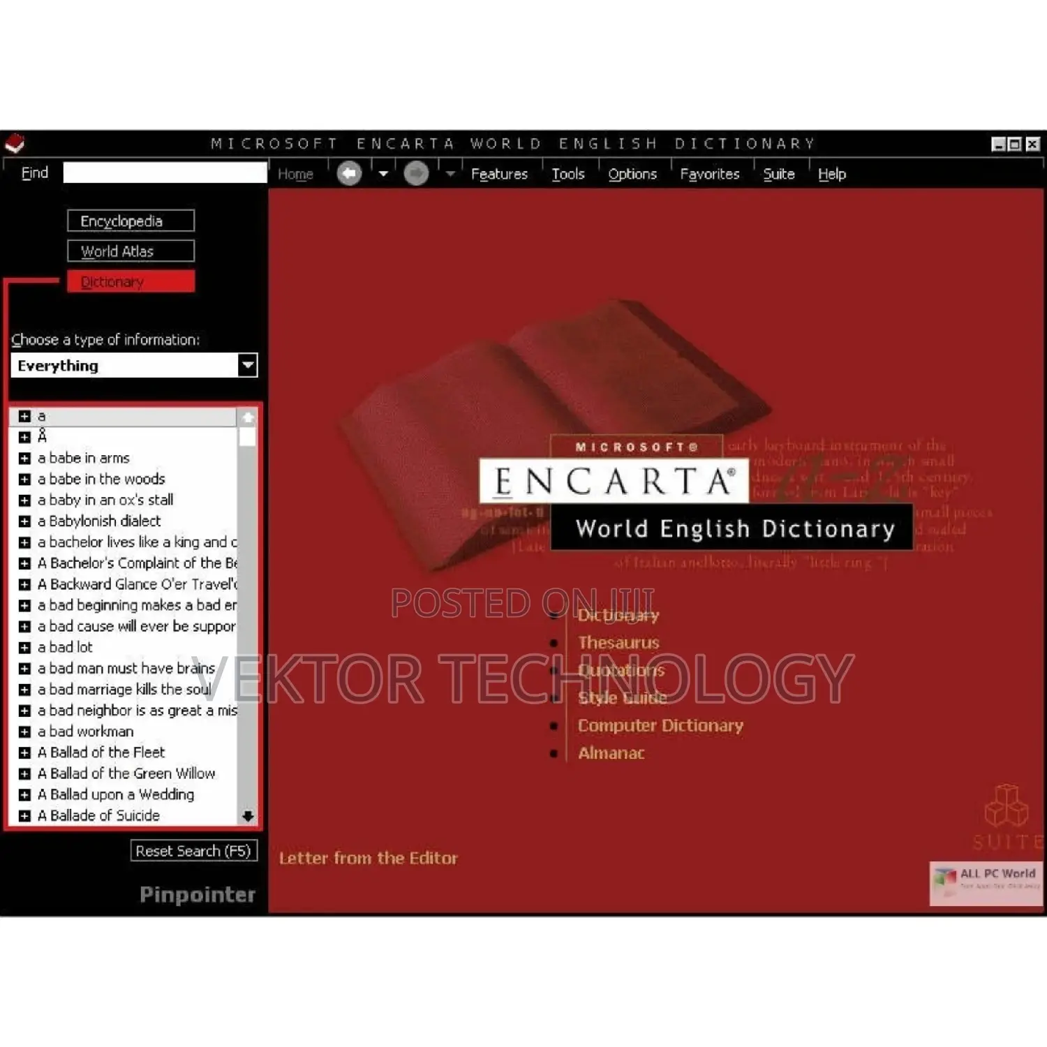 Microsoft Student Encarta