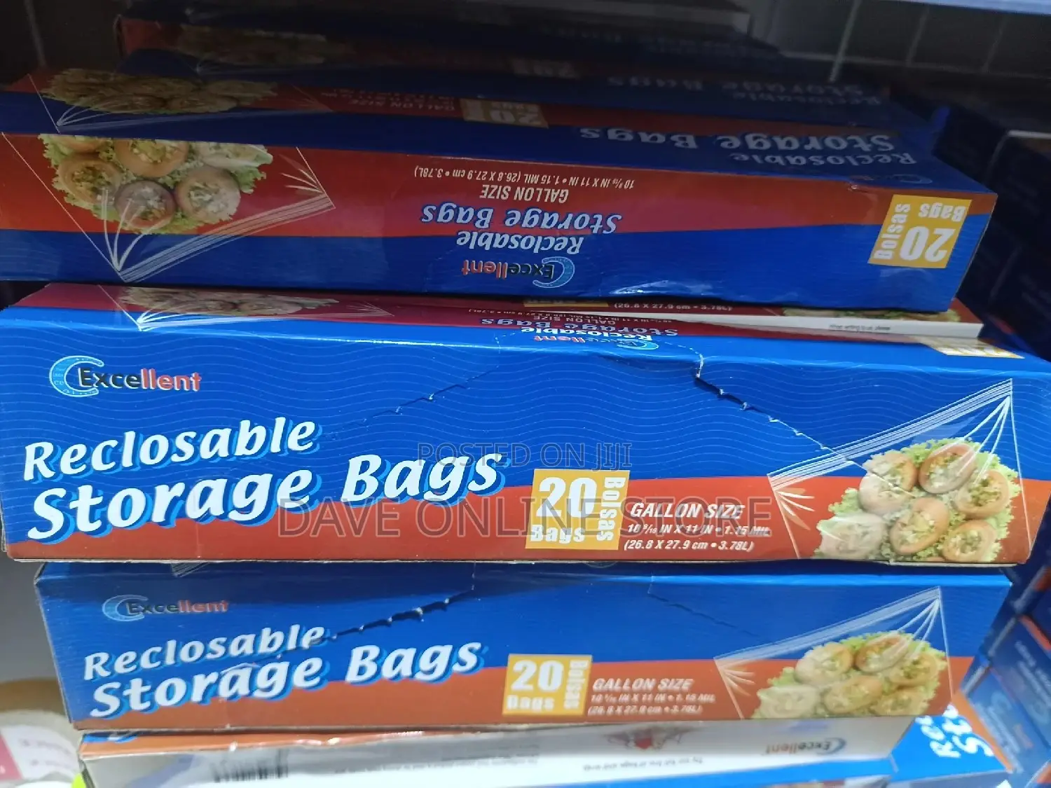 Reclosable Food Storage Bags