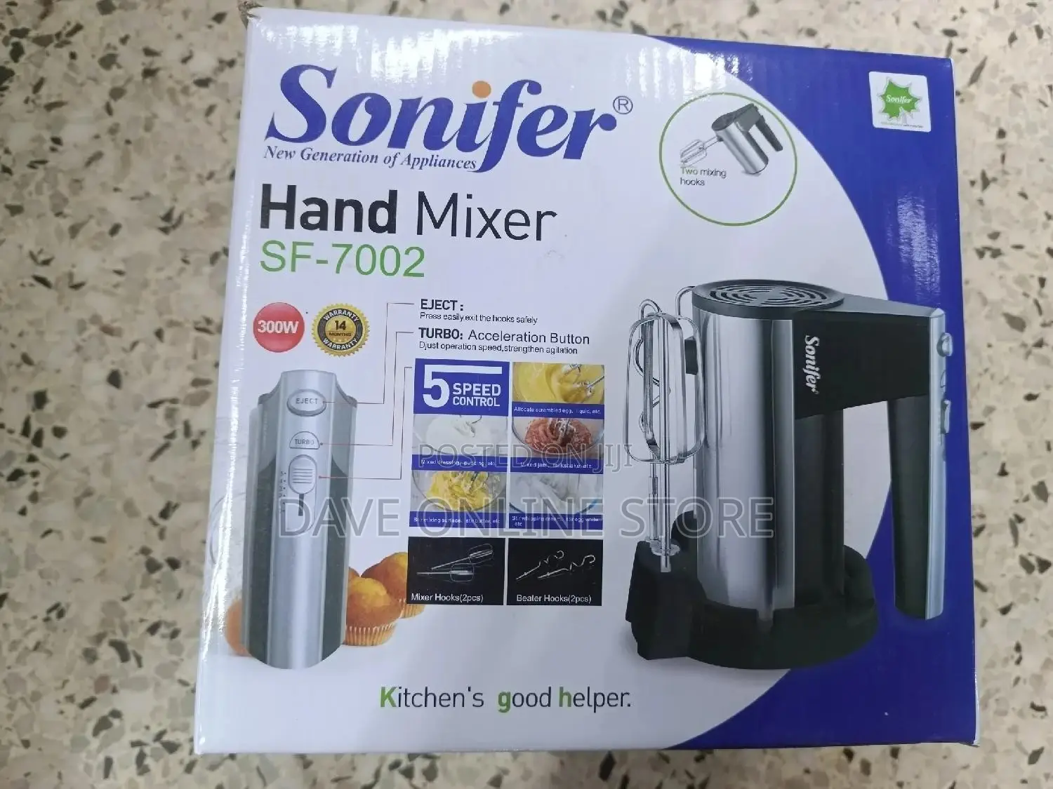 Sonifer Hand Mixer.Sf7002