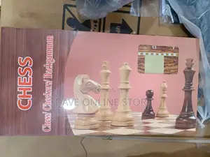 Medium Size Wooden Chess ,Checkers Backgammon,
