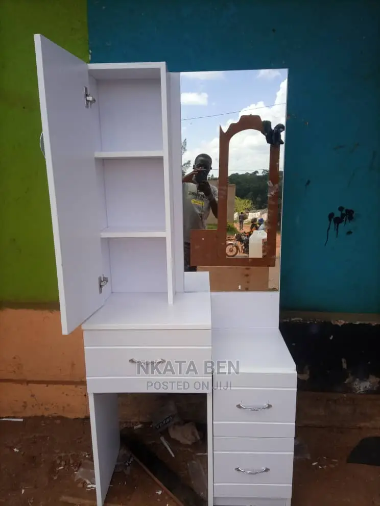 White Dressing Mirror Long