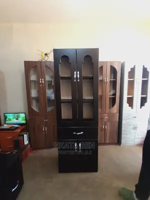 2*6 Feet Simple Side Board Black