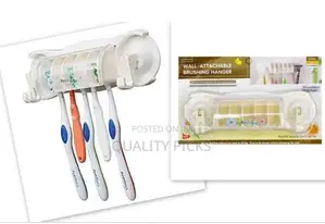 Wall Attachable Tooth Brush Holder