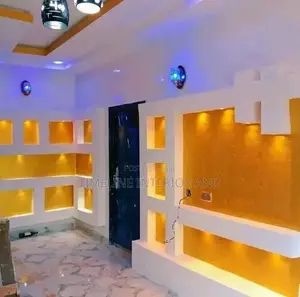 Sitting Room Gypsum Boards Decorations.