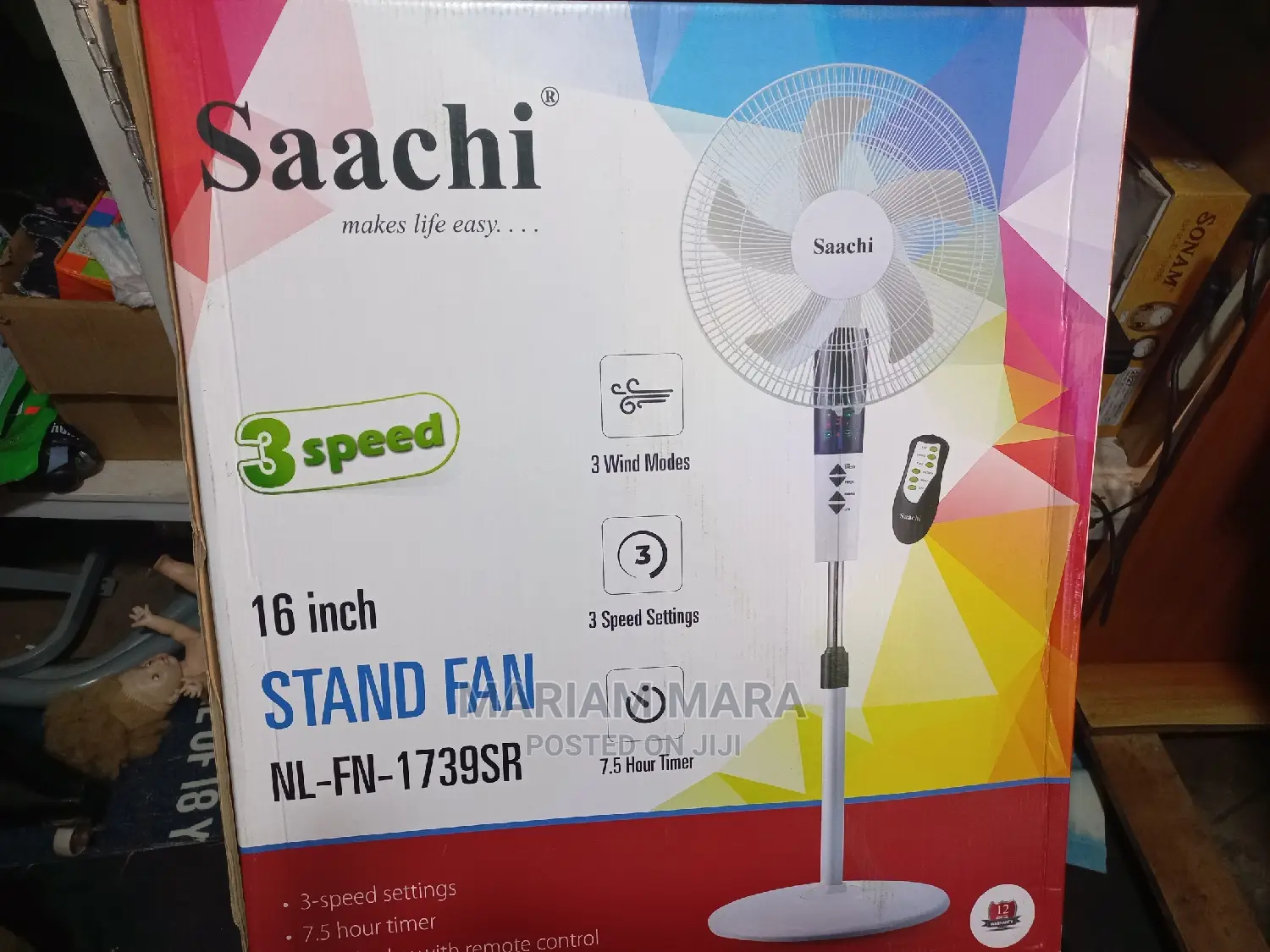 Saachi Remote Control Fan