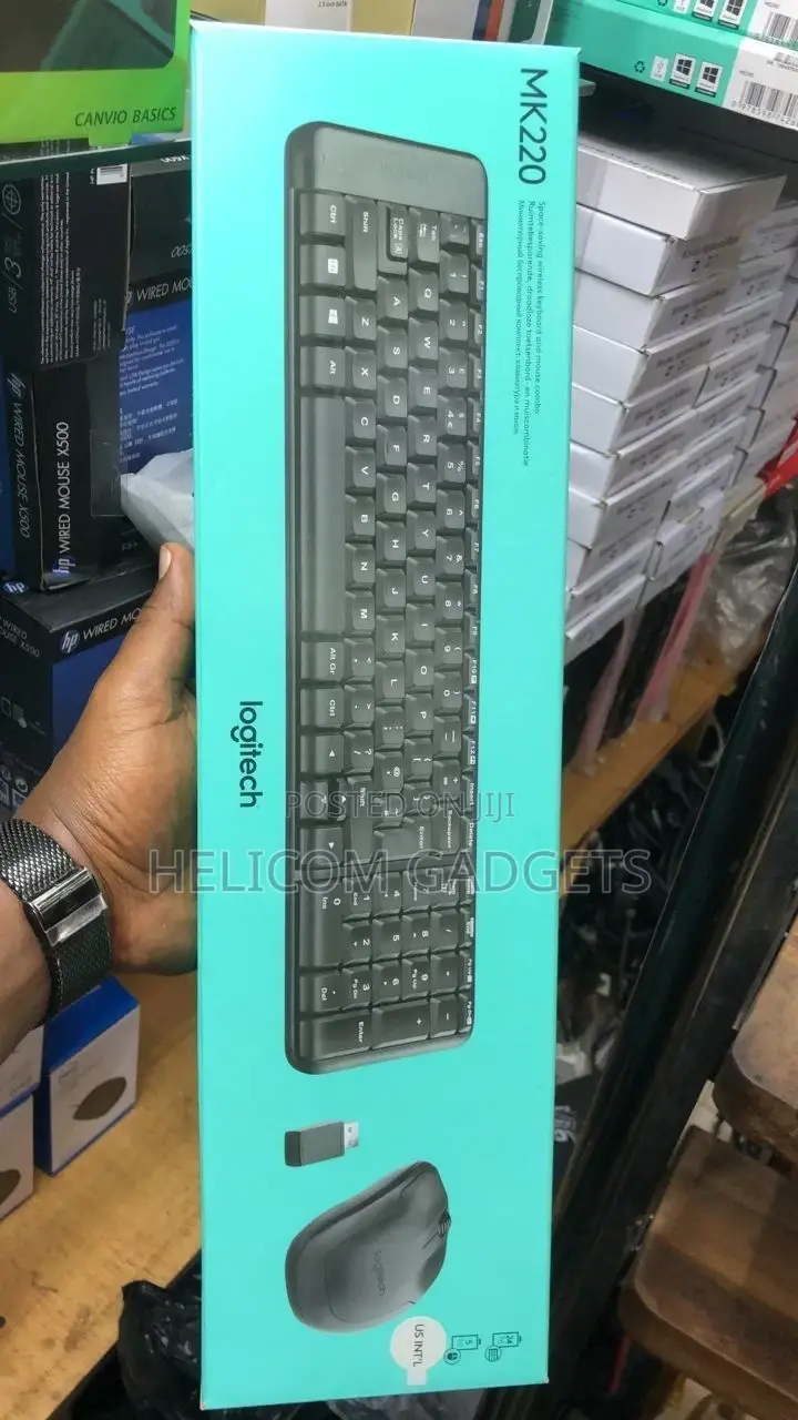 Original Logitech Wireless Keyboard and Mouse