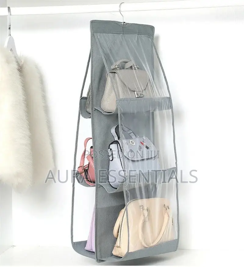 6 Pieces Hanging Storage Organizer Bag