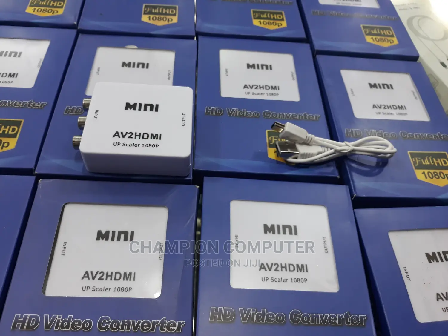 Mini AV/RCA/Banana to HDMI Converter