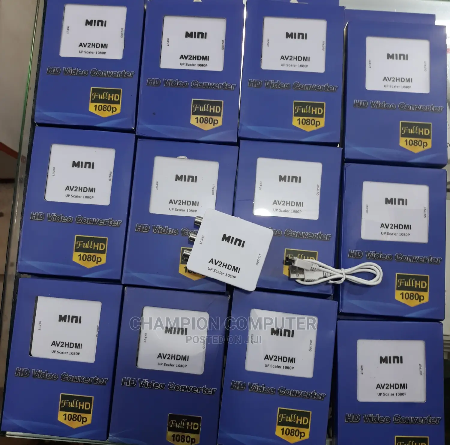 Mini AV/RCA/Banana to HDMI Converter