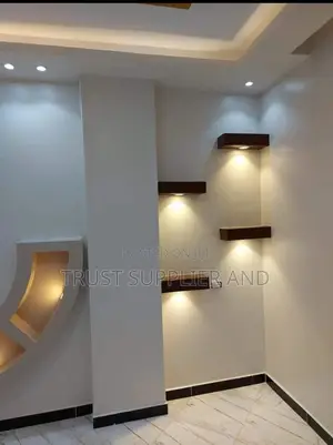 Gypsum Ceiling Simple Tv Unit
