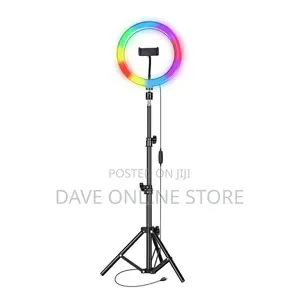 Pro Live Stream 10” Led Selfie Ring Light With RGB