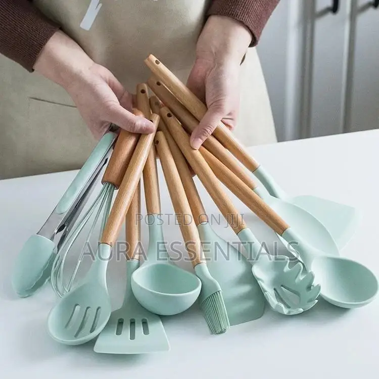 12pieces Silicone Kitchen Tool Cooking Utensils