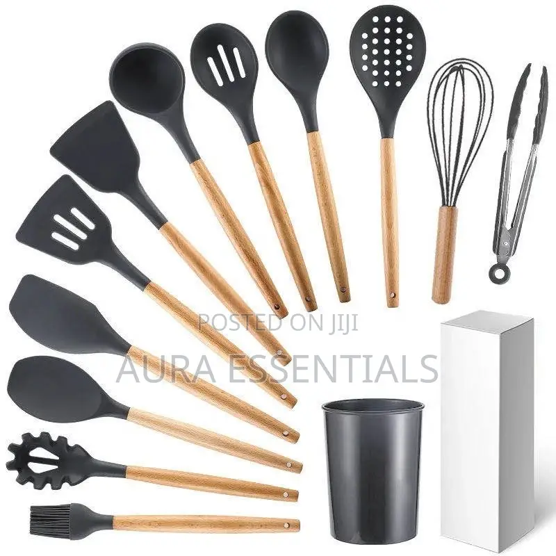 12pieces Silicone Kitchen Tool Cooking Utensils