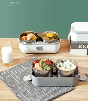 Portable Electric Lunch Box Heat Food Steamer Container