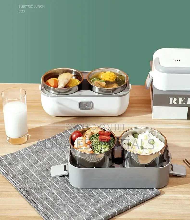Portable Electric Lunch Box Heat Food Steamer Container