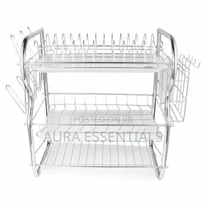 Dish Rack Drainer 3 Layers
