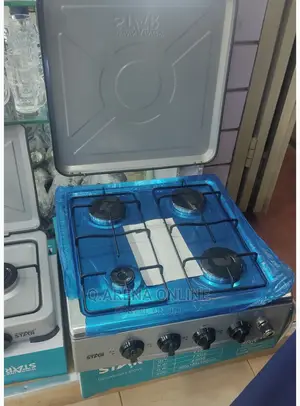 4 Plates Gas Stove With a Cover