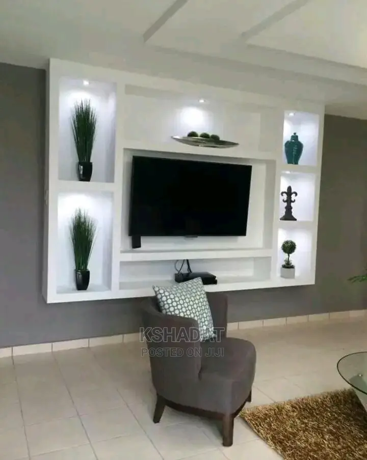 Gypsum Tv Unit