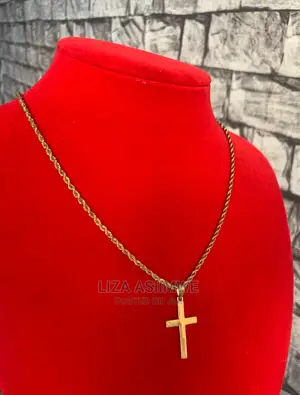 Rope Chains Available With a Cross Pendant